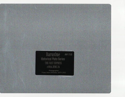 The Fast Express – 1914 Cat Train Photo on Archival Metal Plate /50