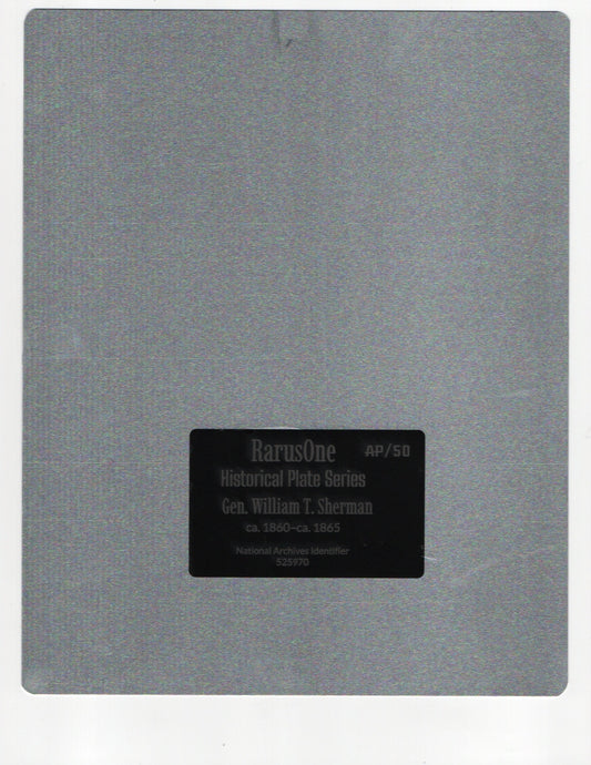 General William T. Sherman – Limited Edition Historical Metal Plate (8×10) – RarusOne™ Historical Plate Series – /50