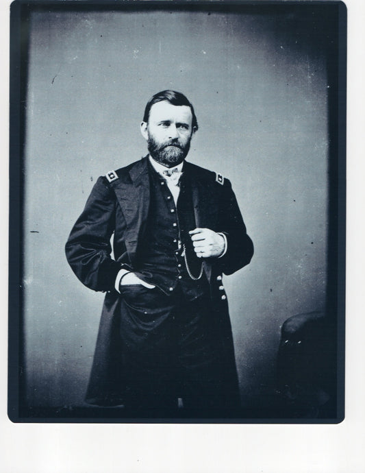 General Ulysses S. Grant – Limited Metal Print /50 | 8×10 Sublimated Steel Plate | RarusOne American Heritage Collection