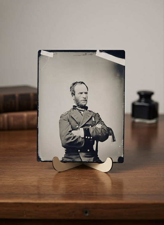 General William T. Sherman – Limited Edition Historical Metal Plate (8×10) – RarusOne™ Historical Plate Series – /50