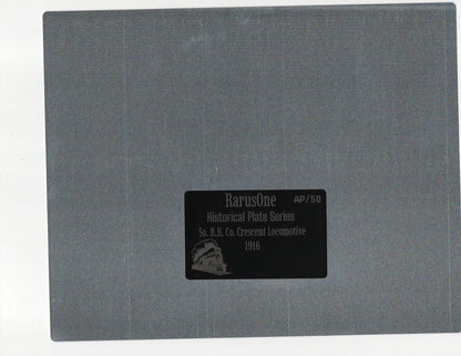 Crescent Locomotive (1916) – Limited-Edition Historical Metal Plate /50