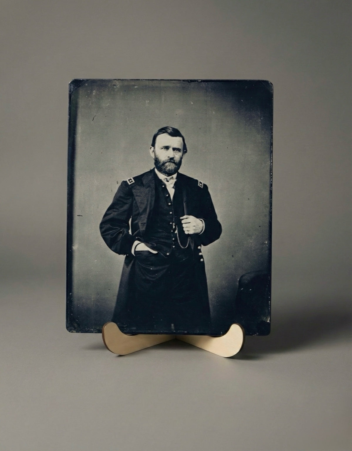 General Ulysses S. Grant – Limited Metal Print /50 | 8×10 Sublimated Steel Plate | RarusOne American Heritage Collection