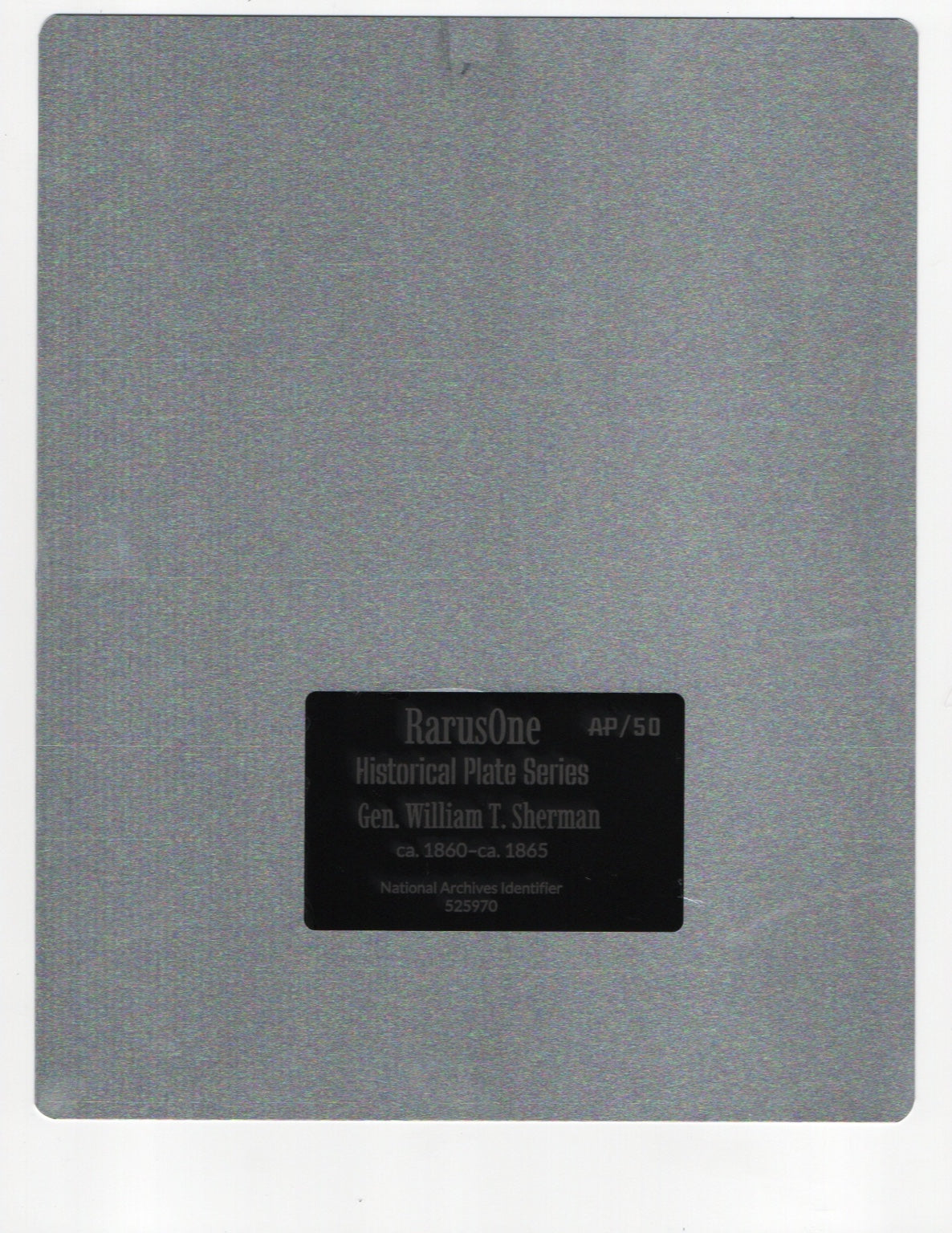 General William T. Sherman – Limited Edition Historical Metal Plate (8×10) – RarusOne™ Historical Plate Series – /50