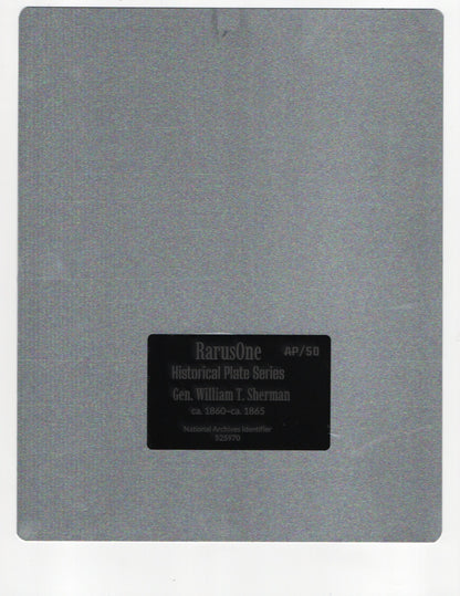 General William T. Sherman – Limited Edition Historical Metal Plate (8×10) – RarusOne™ Historical Plate Series – /50