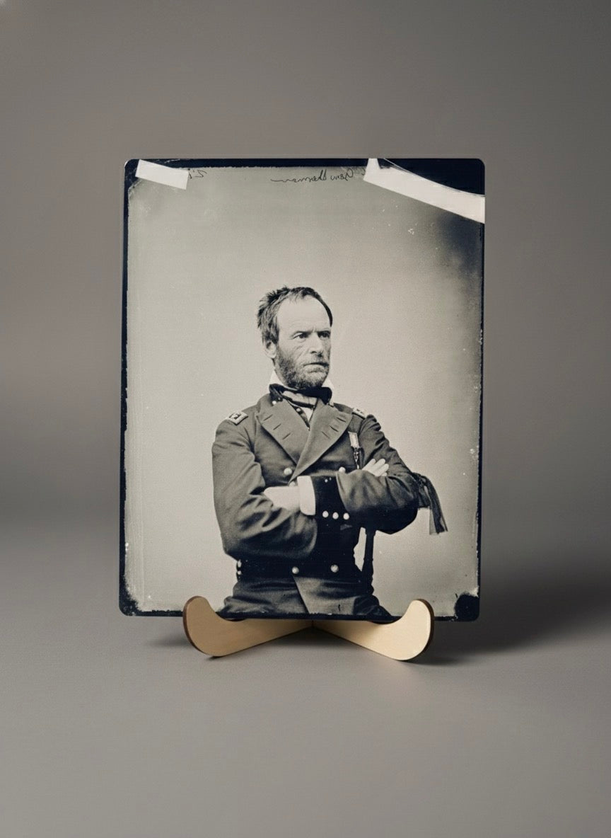 General William T. Sherman – Limited Edition Historical Metal Plate (8×10) – RarusOne™ Historical Plate Series – /50