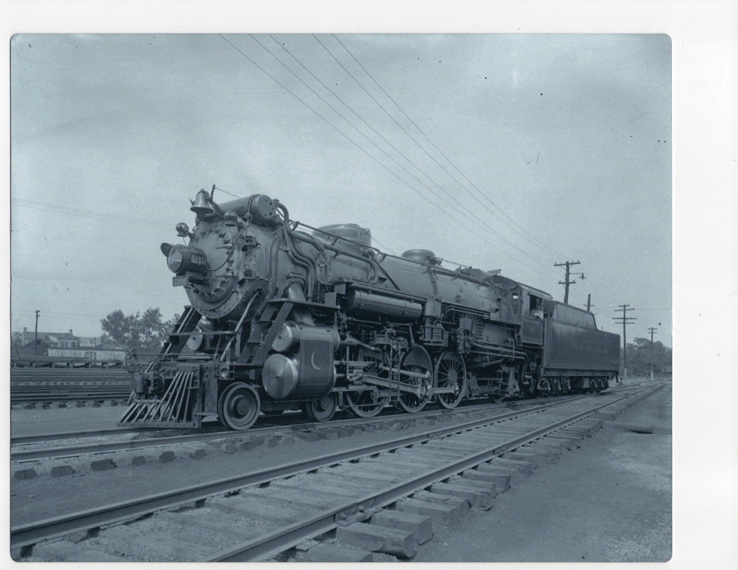 Crescent Locomotive (1916) – Limited-Edition Historical Metal Plate /50