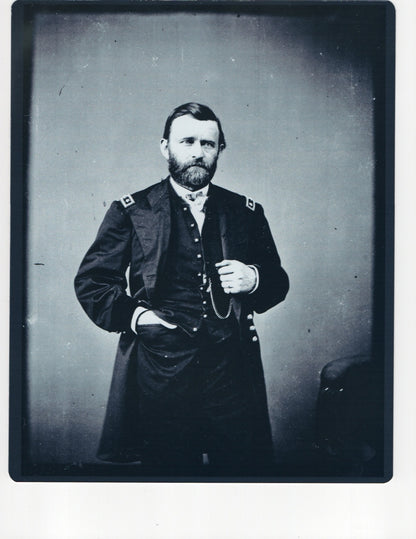 General Ulysses S. Grant – Limited Metal Print /50 | 8×10 Sublimated Steel Plate | RarusOne American Heritage Collection