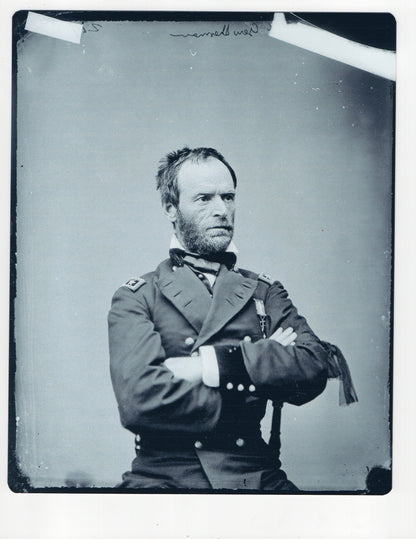 General William T. Sherman – Limited Edition Historical Metal Plate (8×10) – RarusOne™ Historical Plate Series – /50