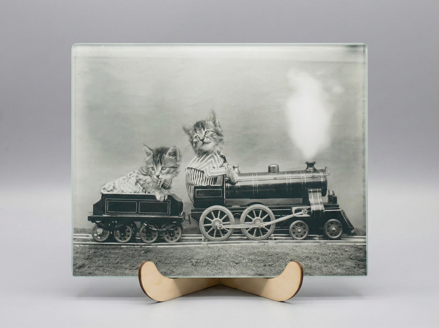 The Fast Express – 1914 Cat Train Photo on Archival Metal Plate /50